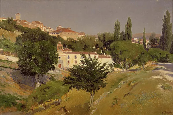 Paisaje con el Convento de Santo Espiritu de Segovia