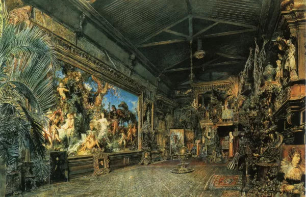 Das Atelier vor der Versteigerung