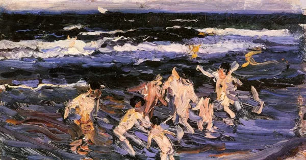 Ninos en el Mar