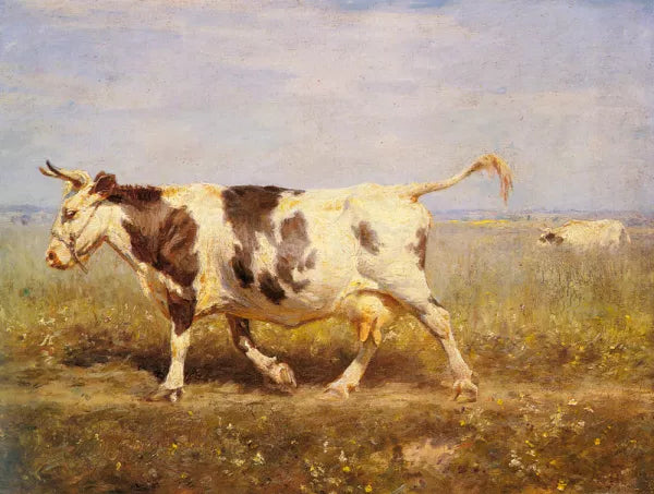 A Cow on a Path