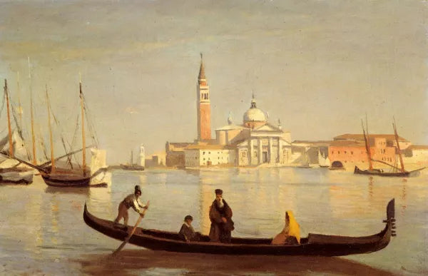 Venise--Gondole sur Le Grand Canal