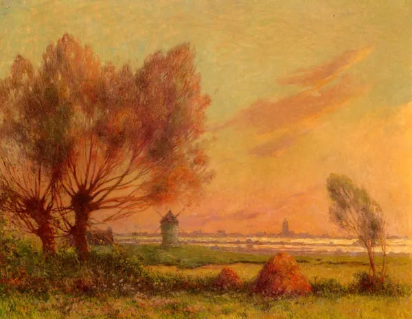 Soleil Couchant sur les Marais Salants