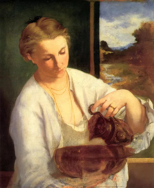 Woman Pouring Water