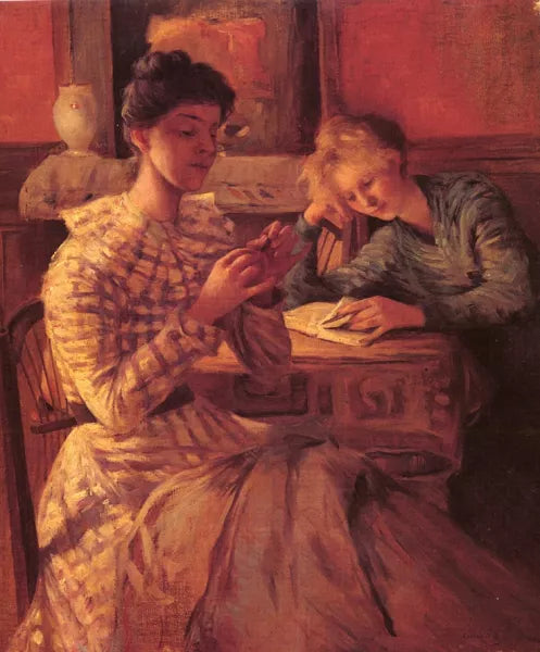 Two Seated Females