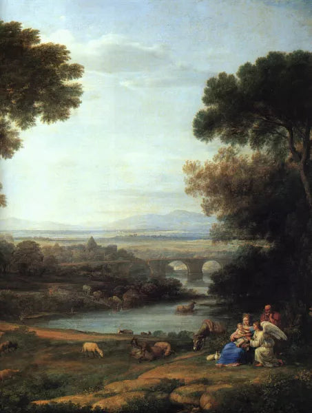 The Rest on the Flight into Egypt Detail