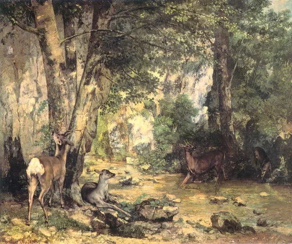 Shelter of the Roe Deer at the Stream of Plaisir-Fontaine, Doubs