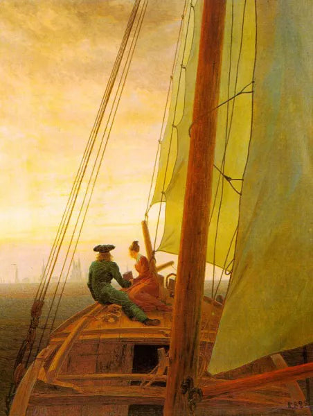 On board a Sailing Ship