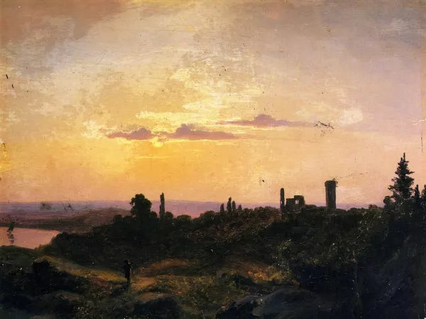 Sunset in Saxony
