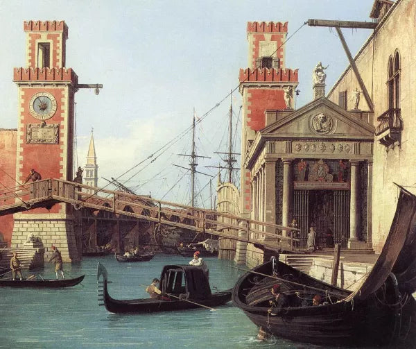 View of the Entrance to the Arsenal Detail