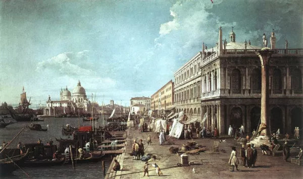 The Molo with the Library and the Entrance to the Grand Canal