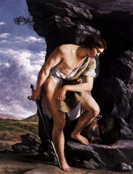 David Contemplating the Head of Goliath