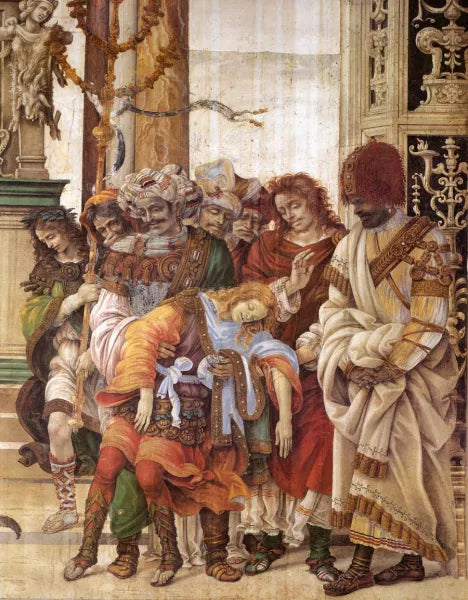 St Philip Driving the Dragon from the Temple of Hieropolis Detail