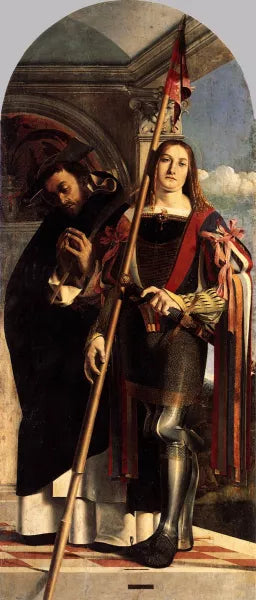 Recanati Polyptych: Sts Peter Martyr and Vitus