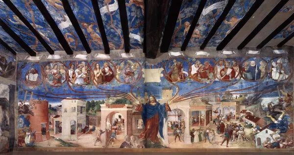 Legend of St Barbara North Wall