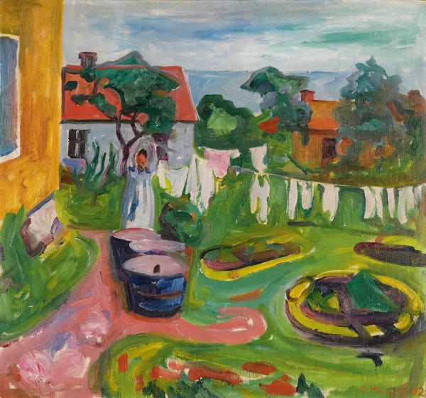 Clothes On A Line In asgardstrand